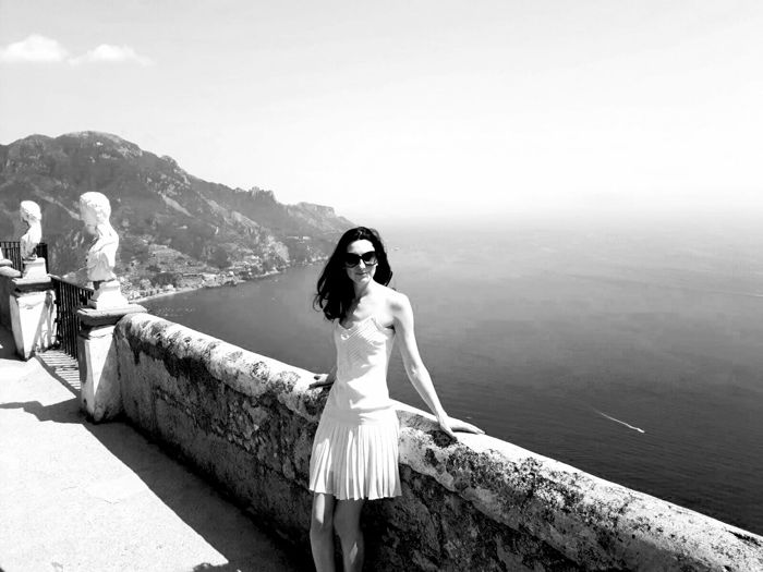 Jess on holiday in Italy