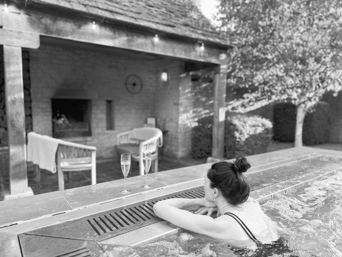 Jess on a spa day